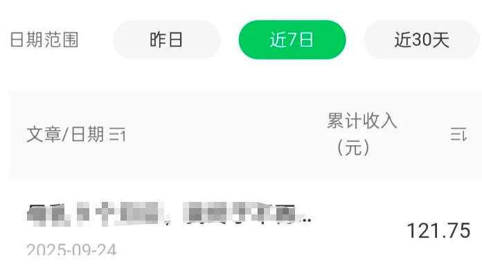微信公众号阅读量3万+，能带来多少流量主收益